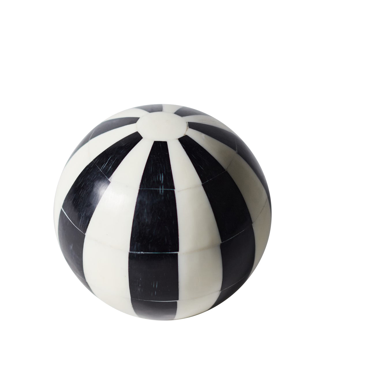 Modari Stripe Resin Decorative Ball