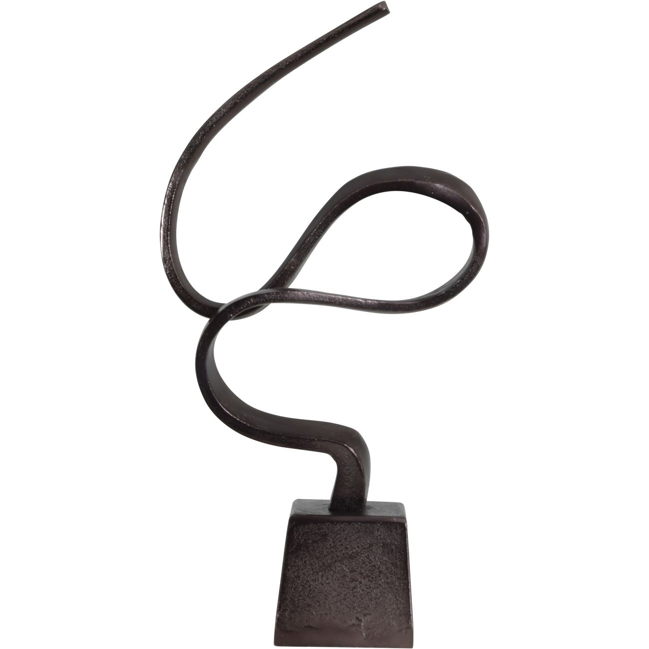 Metallic Bronze Aluminium Wellness Sculpture on base