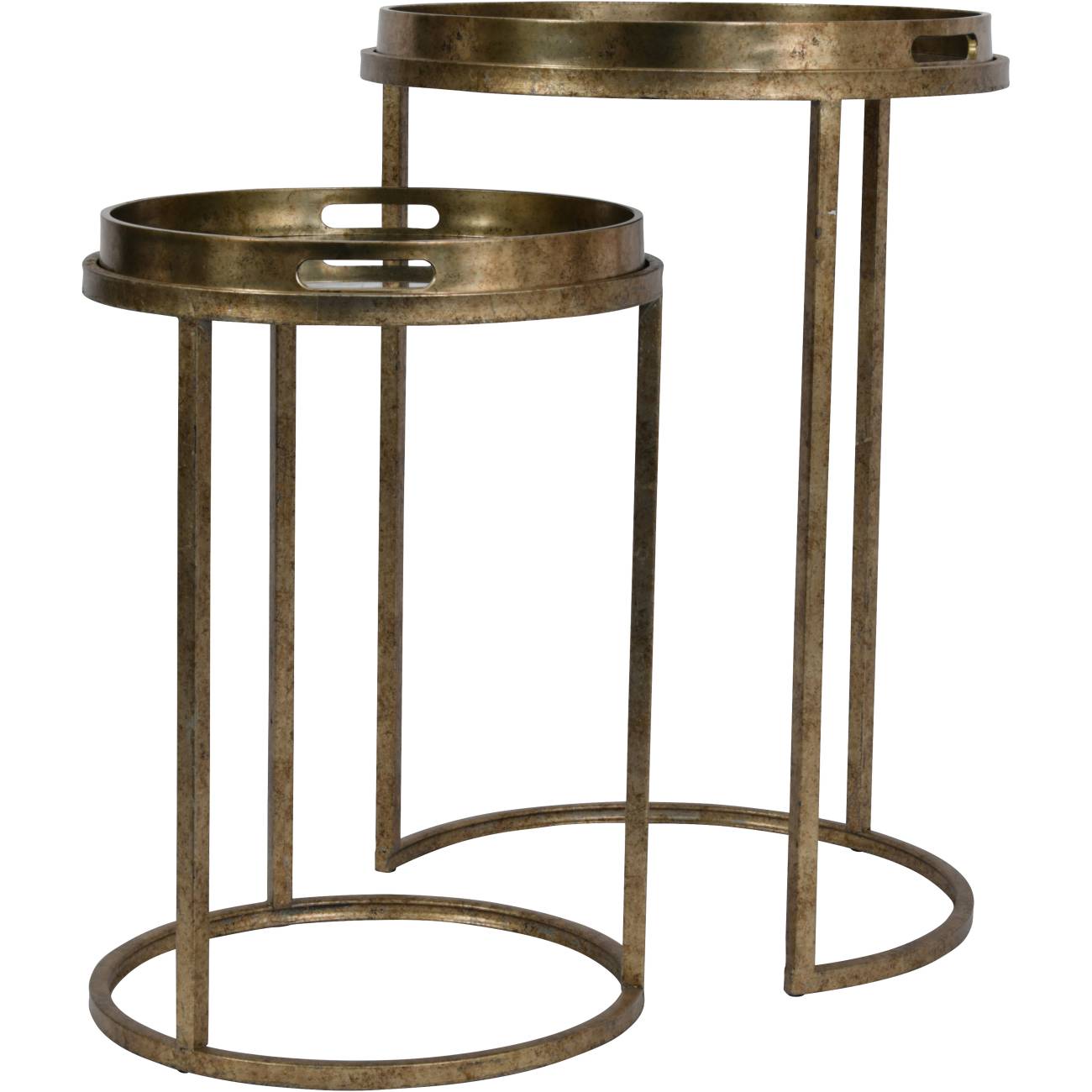 Constellation Map Set of 2 Side Tray Tables