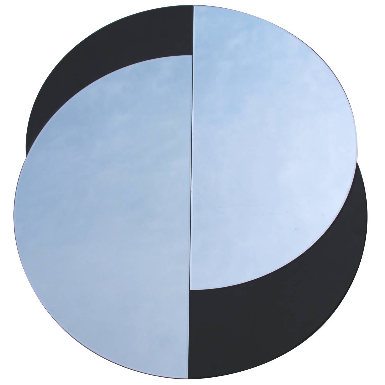 Eclipse Round Wall Mirror 110x88cm