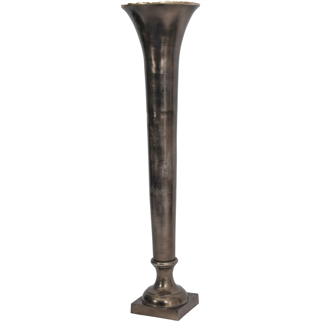 Merapi Lava Large Trumpet Vase 116.5cm