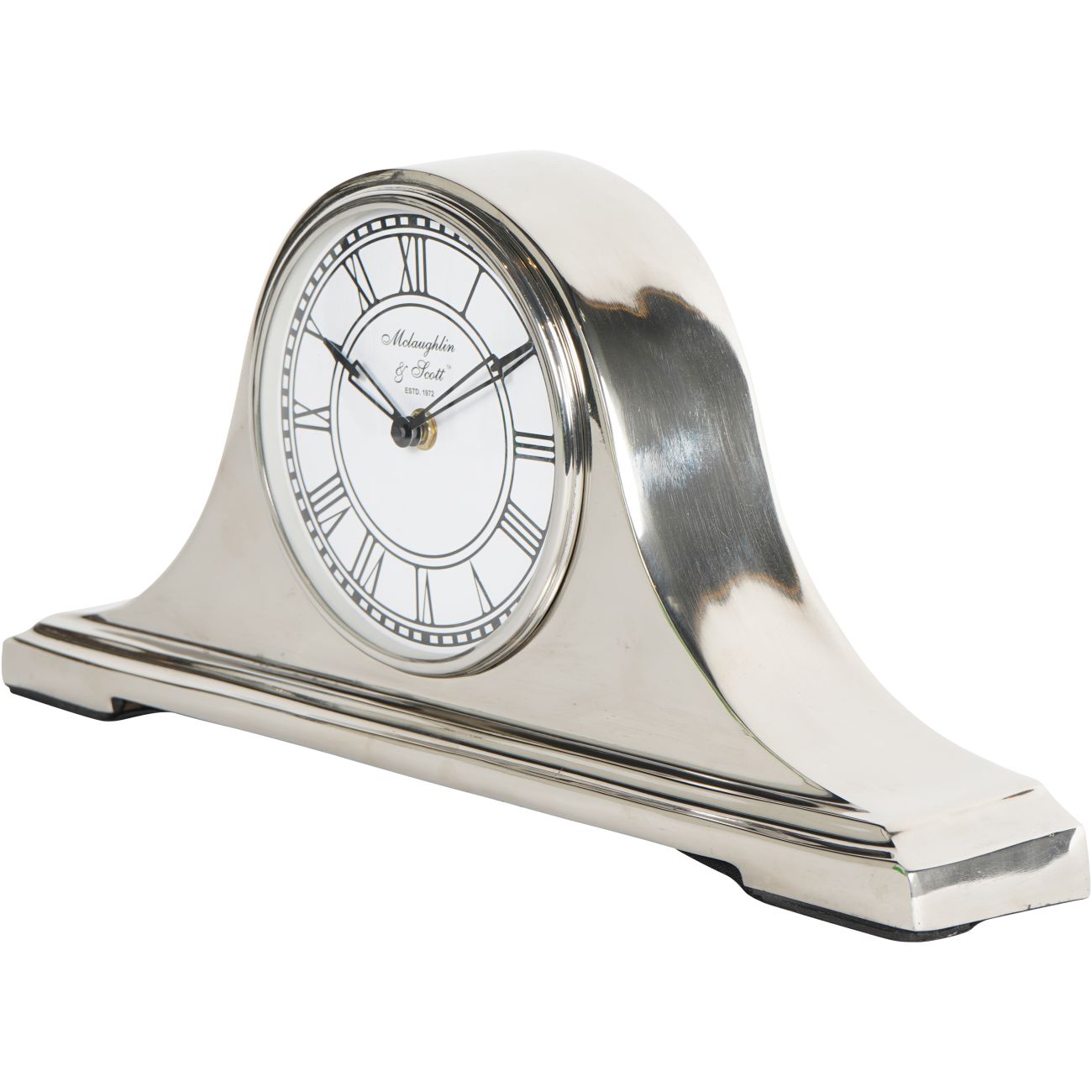 Retro Nickel Carriage Clock