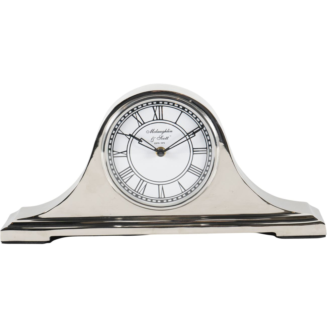 Retro Nickel Carriage Clock