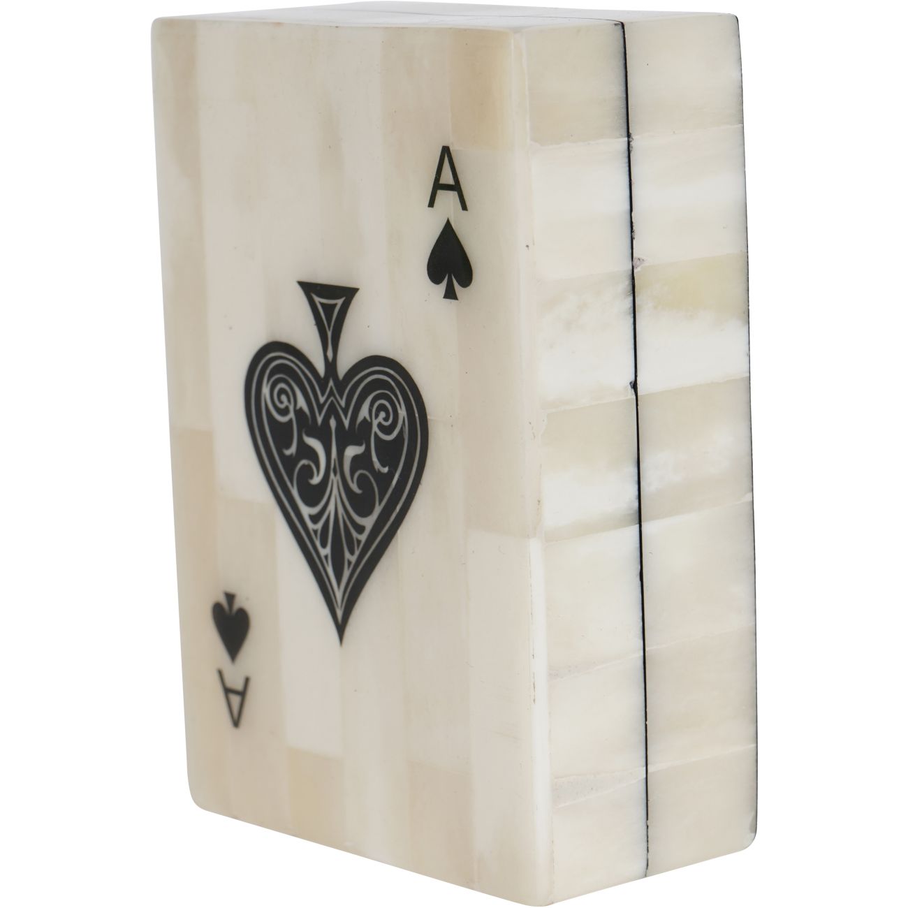 Chollerford Off White Bone Inlay Card Box