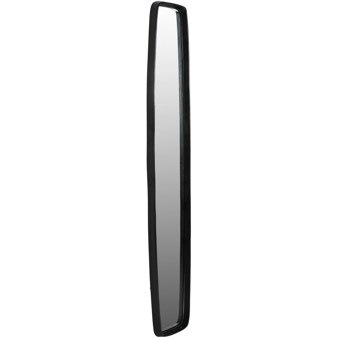 Lloyd Dark Graphite Textured Aluminium Mirror Skinny