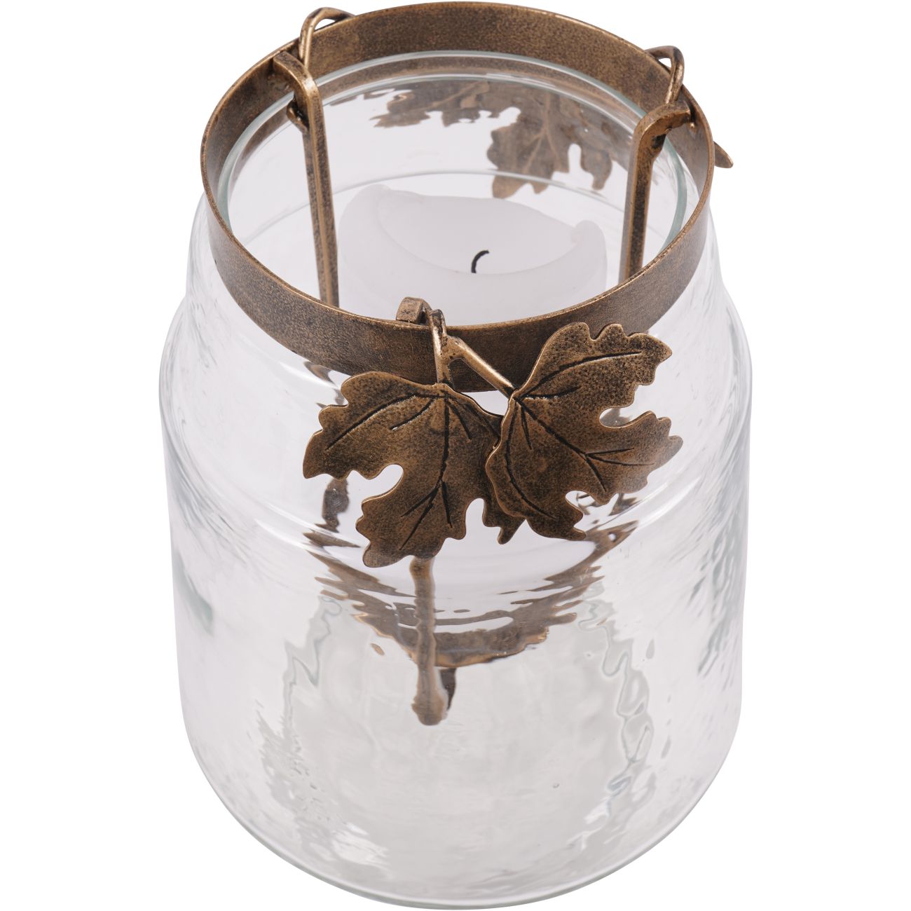 Laura Ashley Medium Leaf Bottle Hurricane