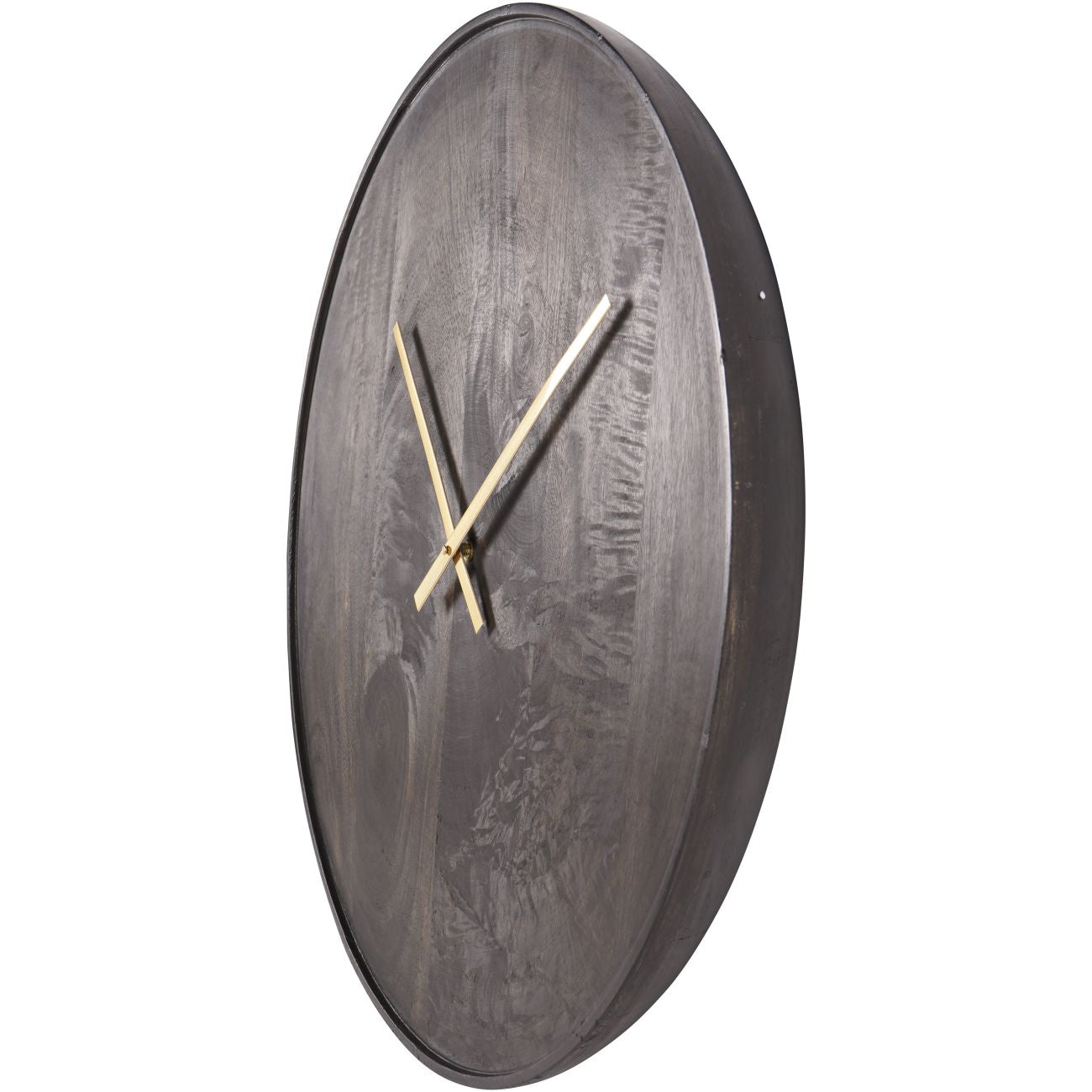 Mango Wood Bowl Wall Clock 41cm Dia S