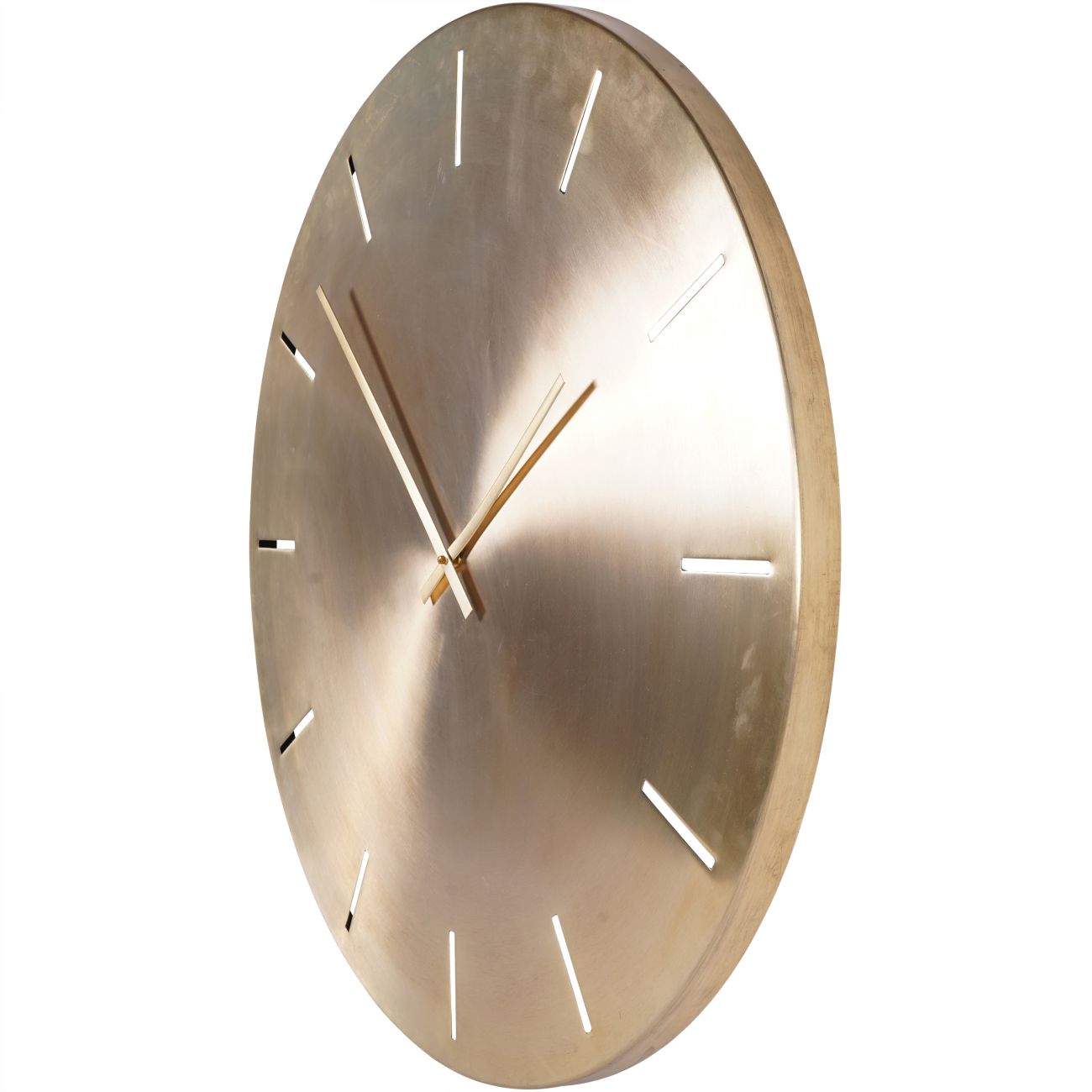 Santa Cruz Gold Metal Wall Clock 76cm Dia