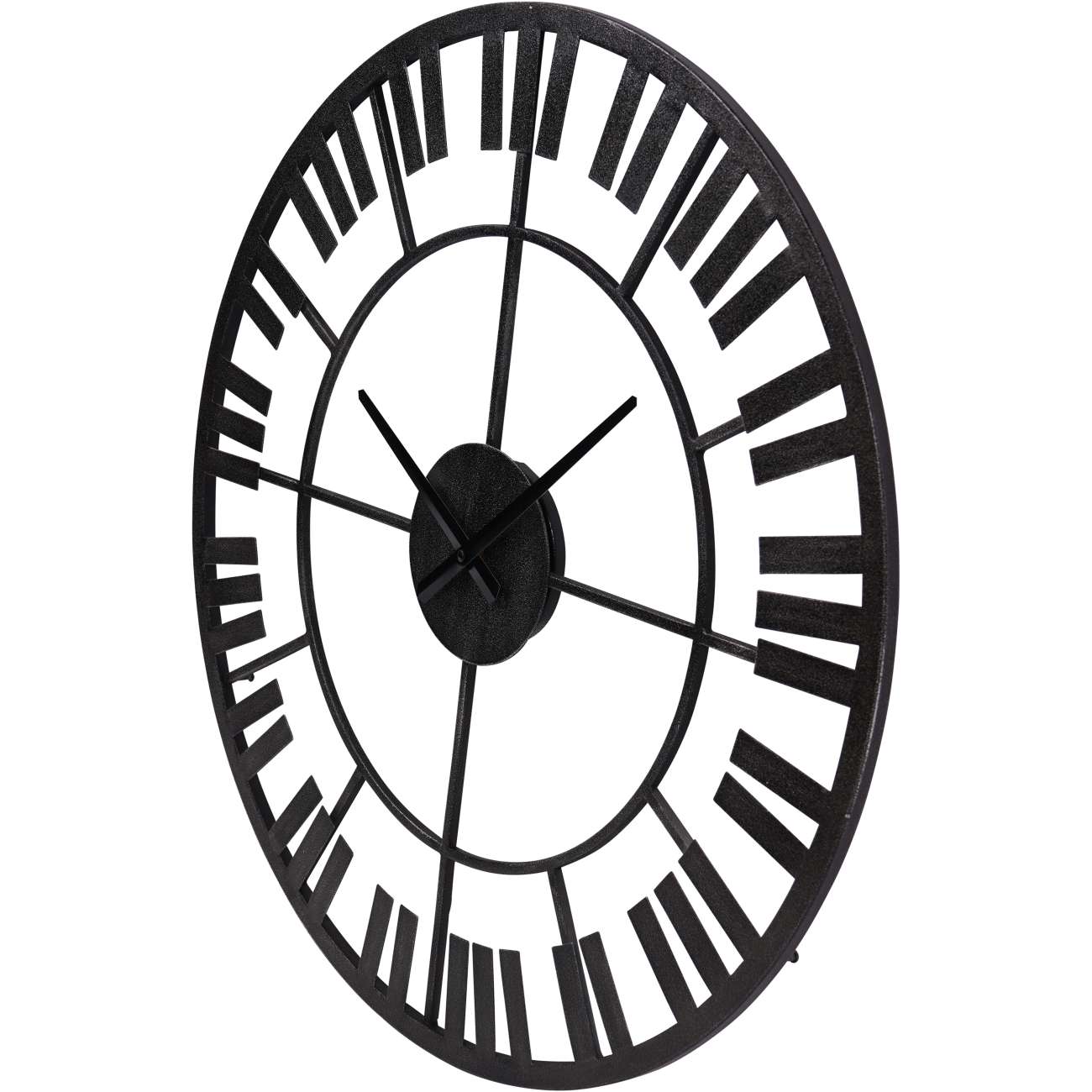 Piano Skeleton Outdoor Metal Wall Clock