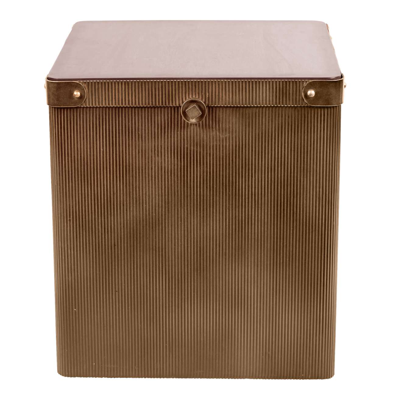 Hunter Corrugated Gold Coffee Table Small