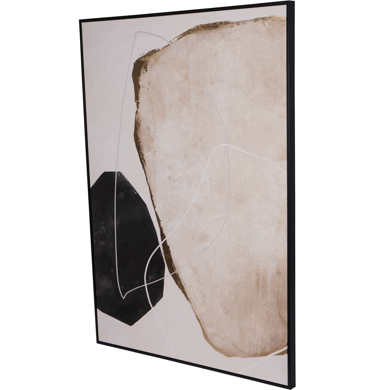Framed Abstract Canvas Wall Art 80x120cm