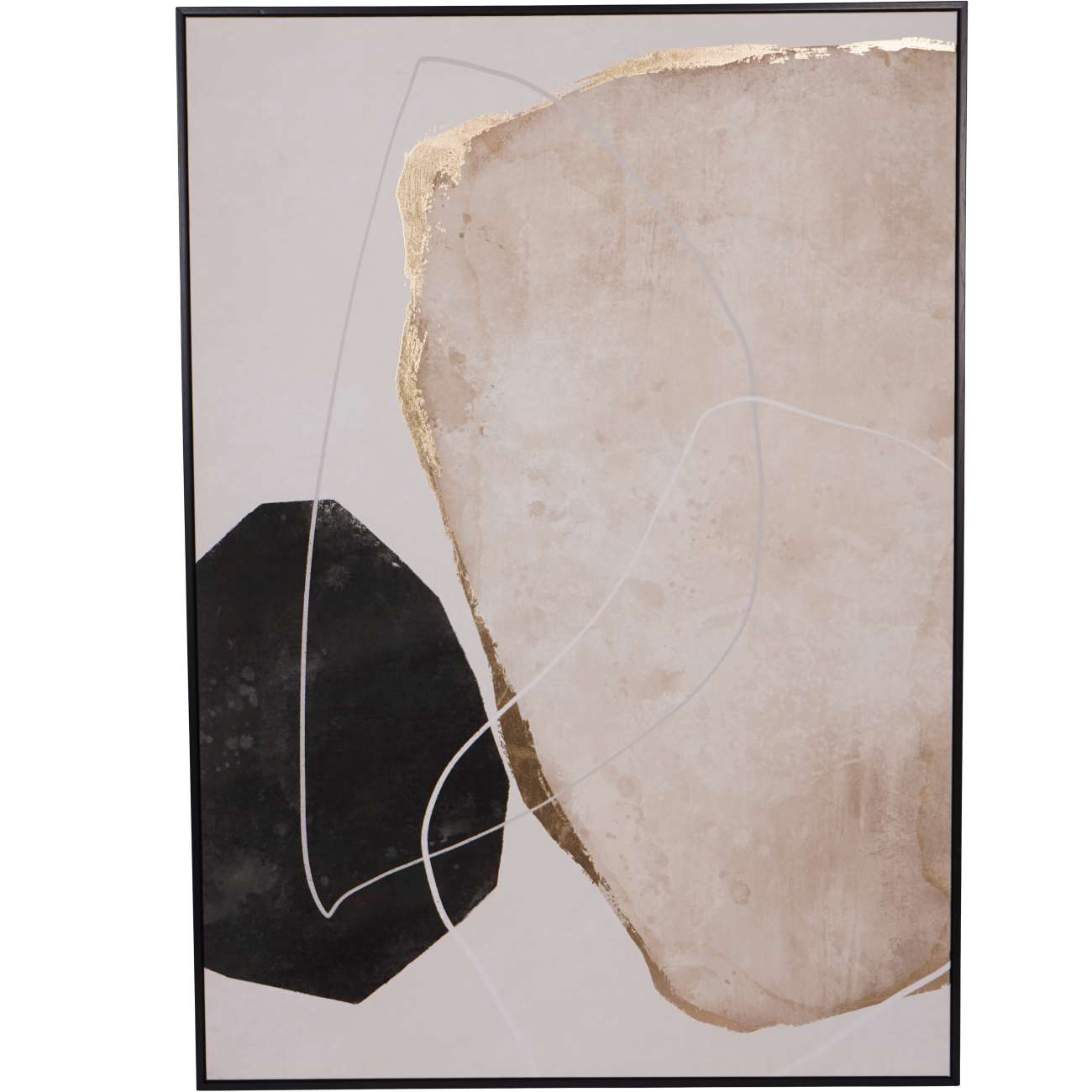 Framed Abstract Canvas Wall Art 80x120cm