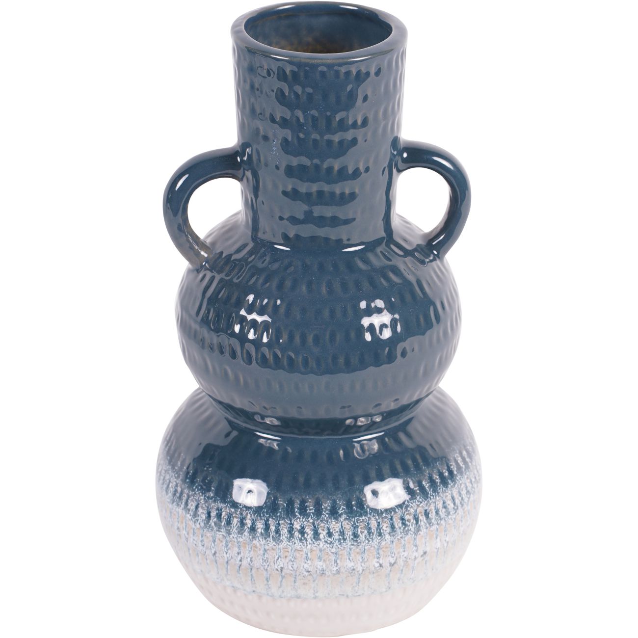 Laura Ashley Blue Laneham Stoneware Vase Small