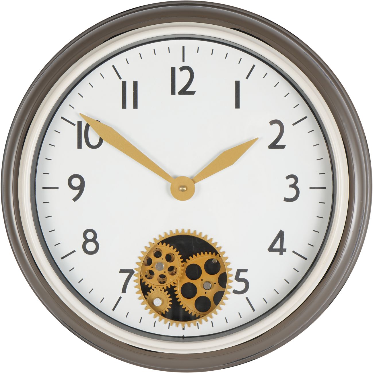 Flow Dial Grey Wall Clock 45cm