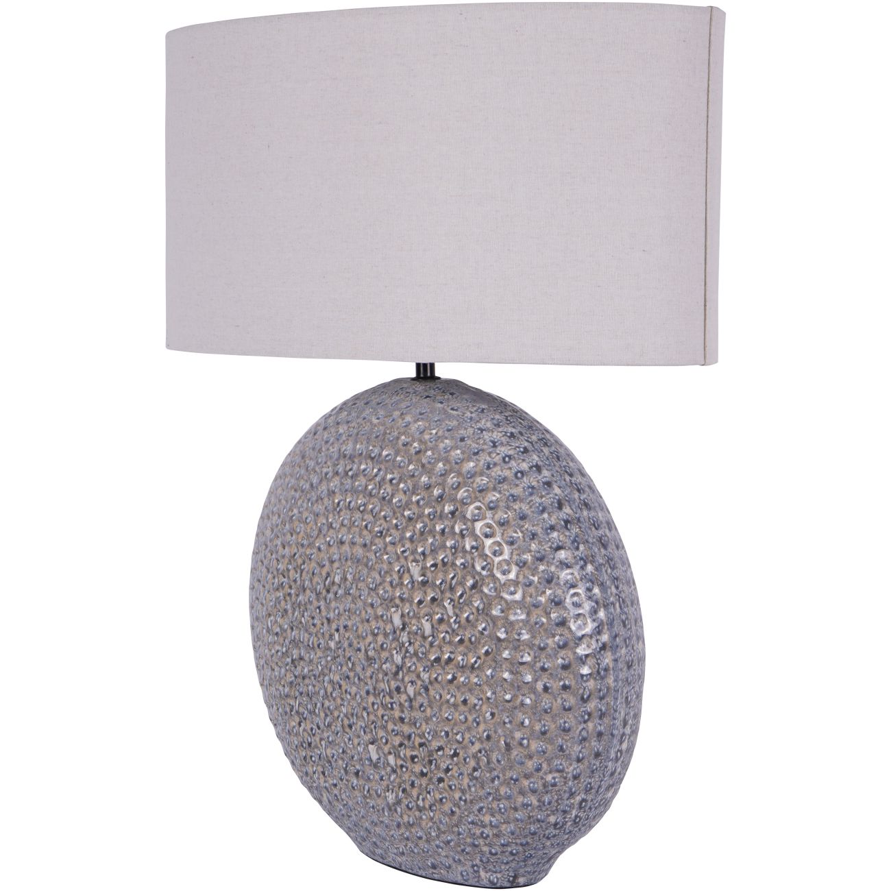 Lugo Ceramic Table Lamp Grey
