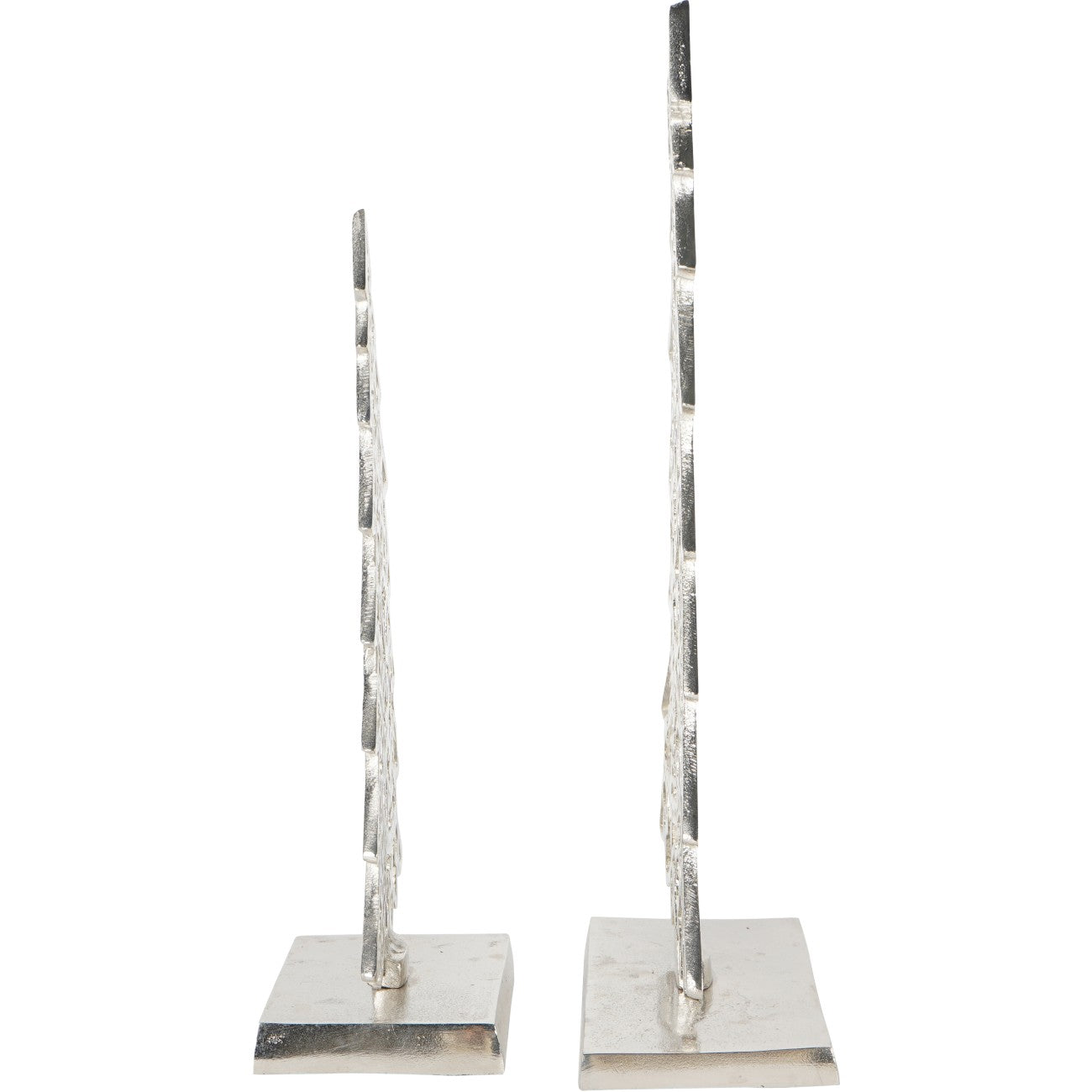 Laura Ashley Festive Cut Christmas Tree Set of 2 Large & Medium