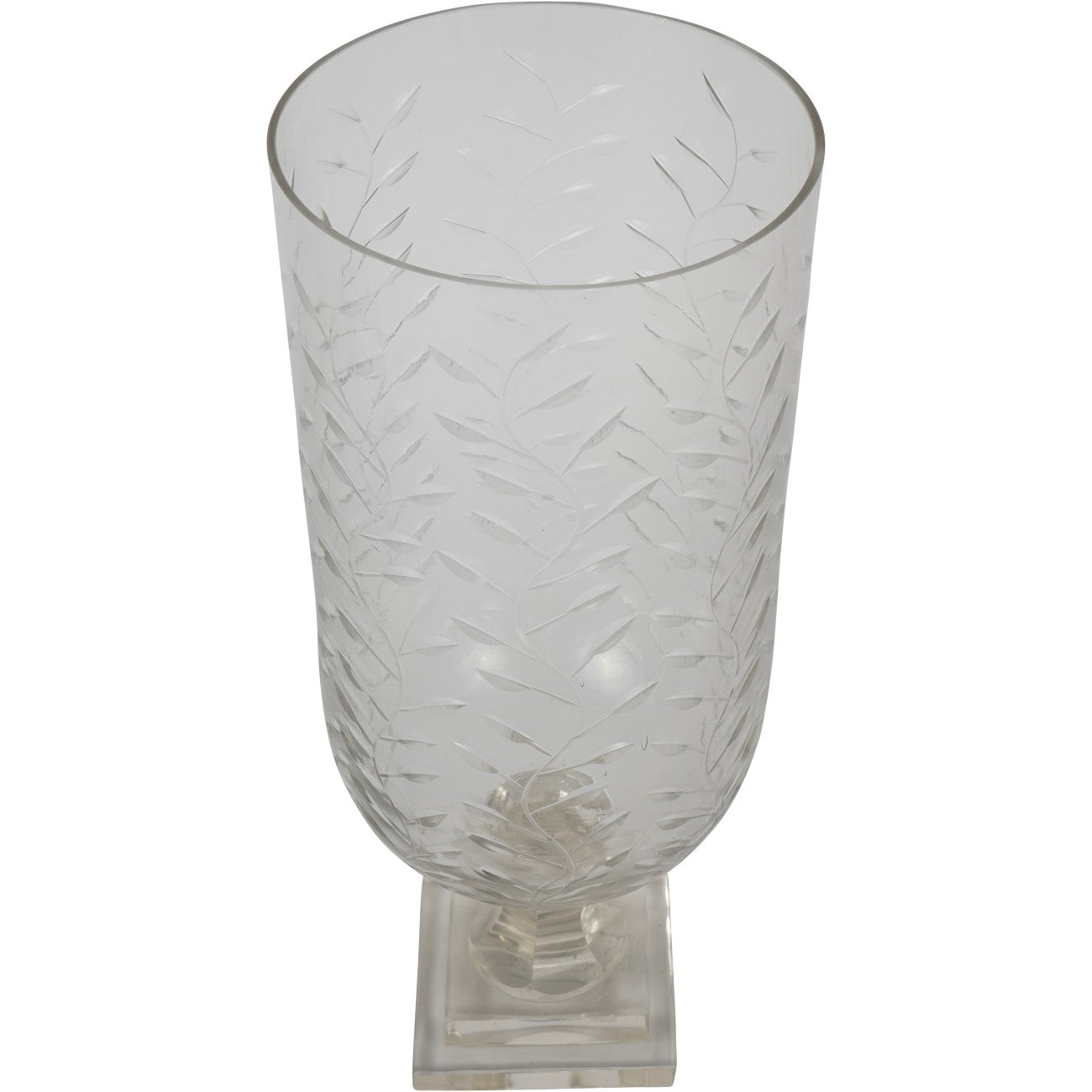 Laura Ashley Glass Cut Hurricane Medium