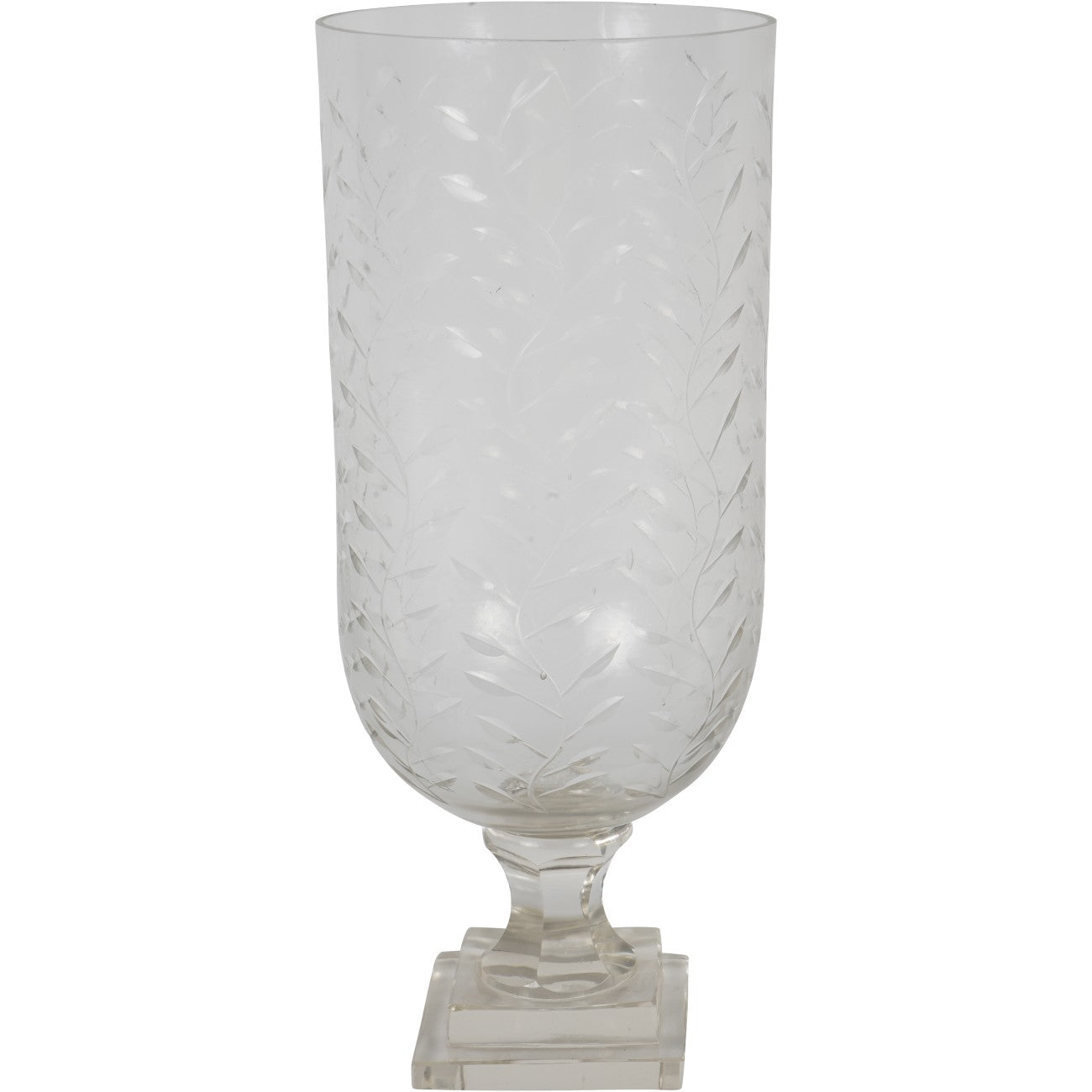 Laura Ashley Glass Cut Hurricane Medium