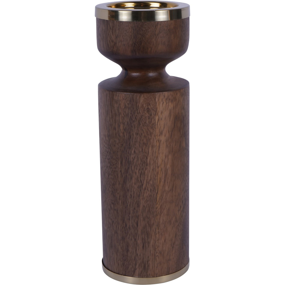 Promotion - Amalfi Wooden Pillar Holder 31cm
