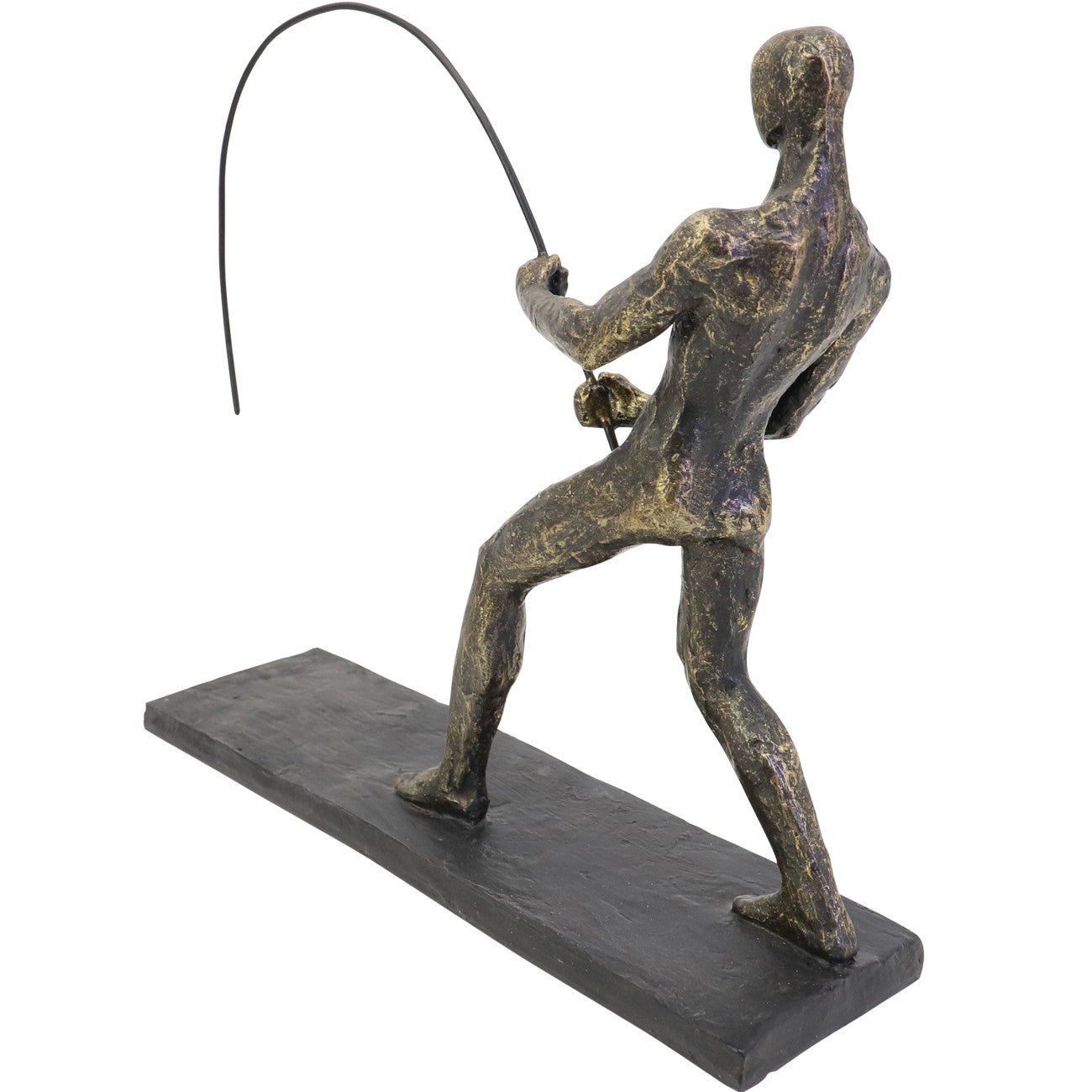 Fishing Sculpture on Stand