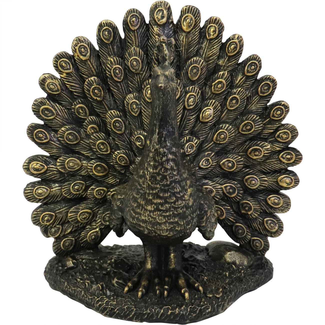 Peacock Sculpture