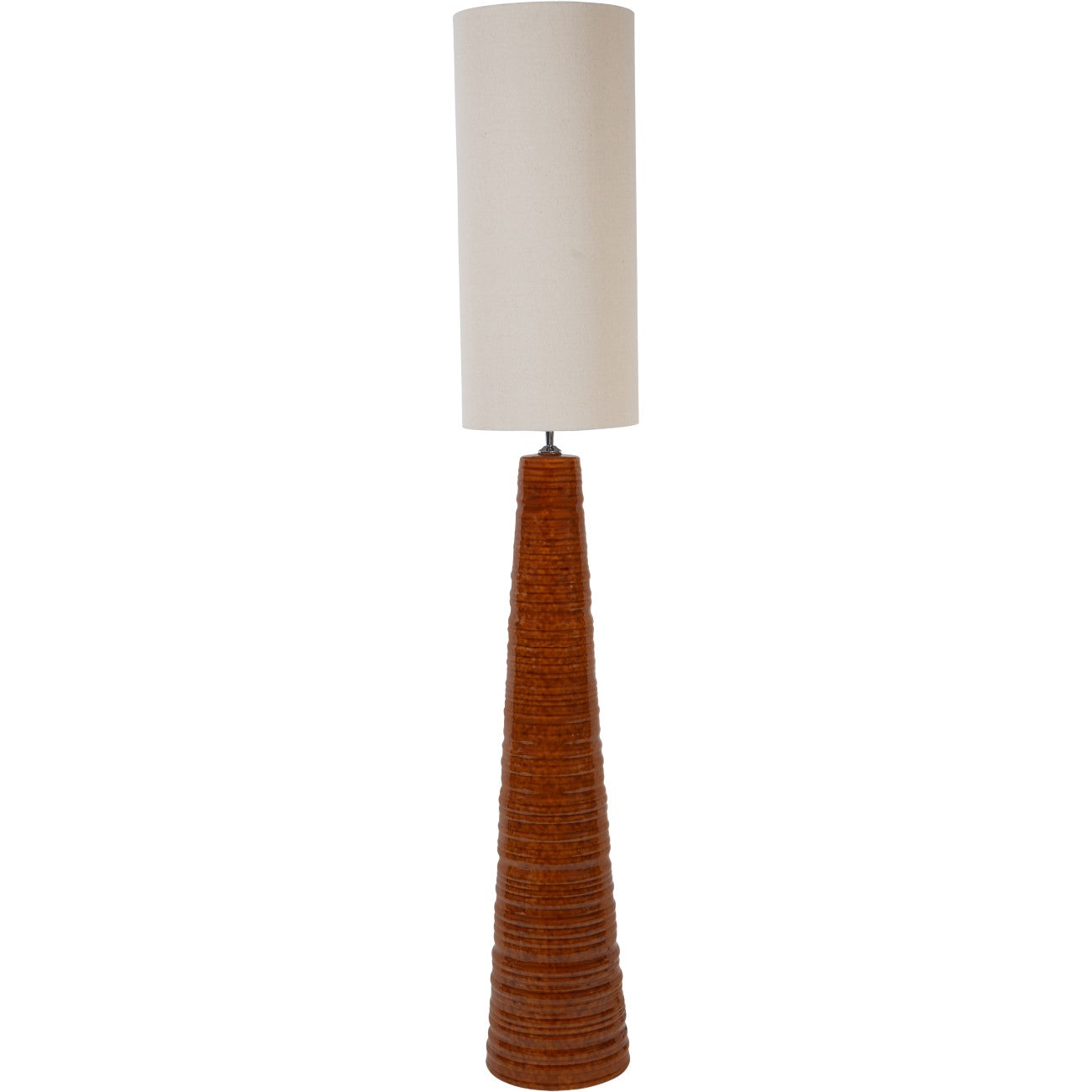 Tivoli Tall Ceramic Floor Lamp Terracotta