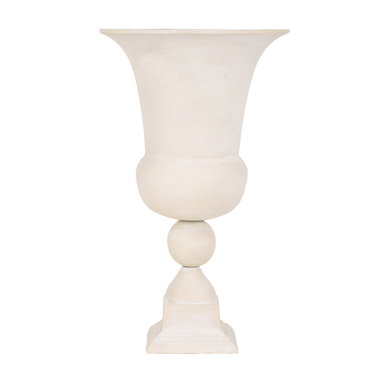 Van Dyk Tall Putty Stonewash Urn Medium