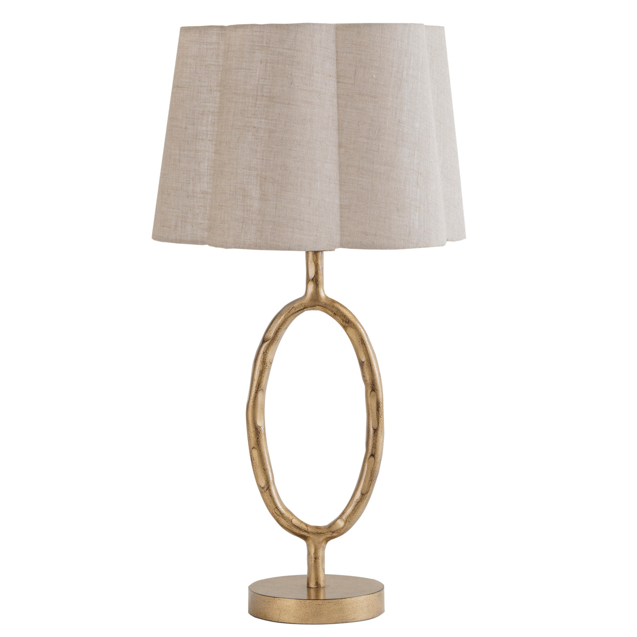 Ronde Table Lamp with Linen Shade