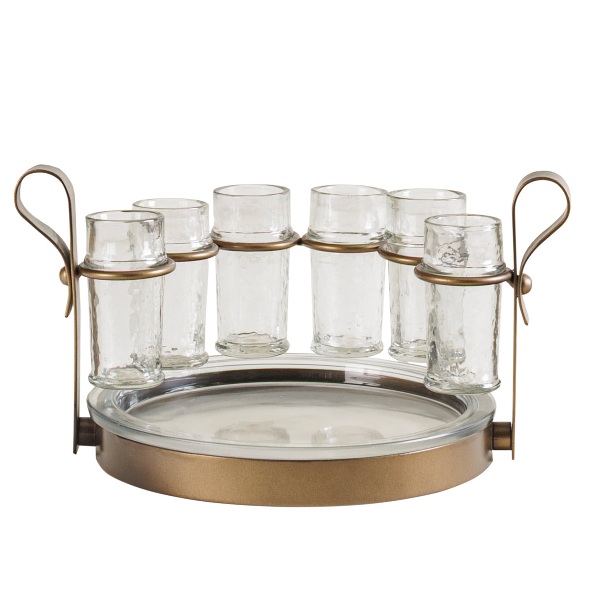 Merida Tequilla Set of 6 Shooter with Serving Tray