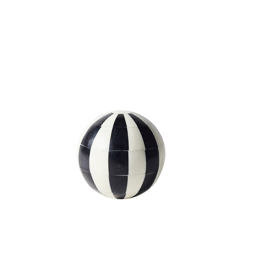 Modari Stripe Resin Decorative Ball