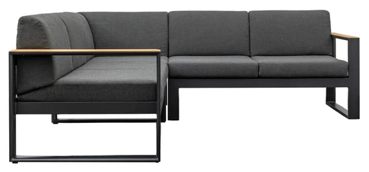 Agrigento Charcoal Corner Sofa