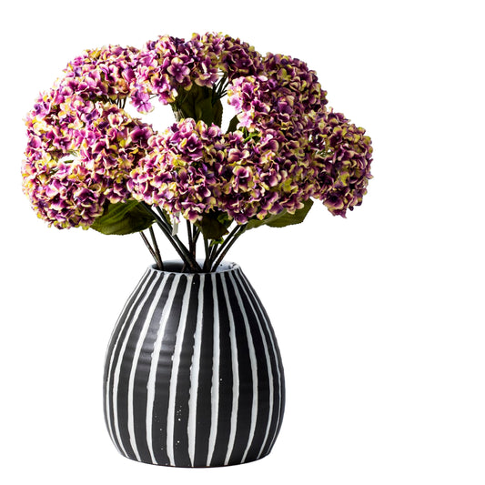 Ziba Tapered Stripe Vase