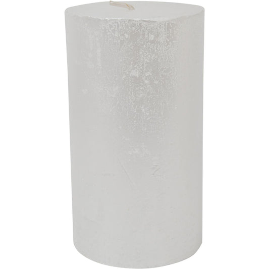 Promotion  - Libra Pearl Rustica Pillar Candle 7x12cm