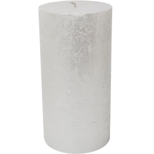 Libra Pearl Rustica Pillar Candle 10x20cm