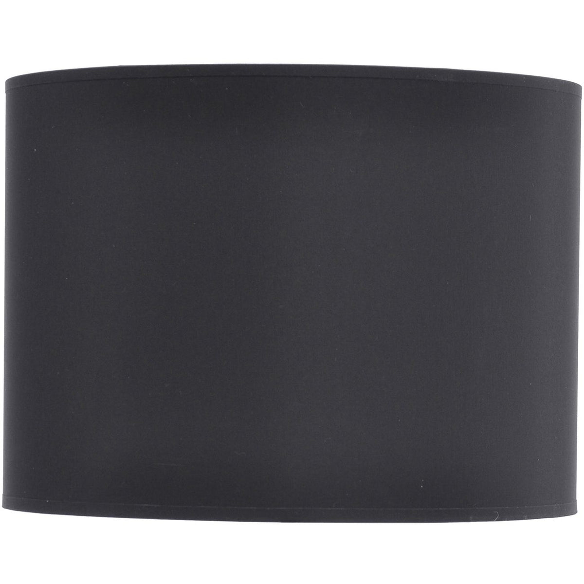 Black and Silver Lined Drum 14" Lampshade
