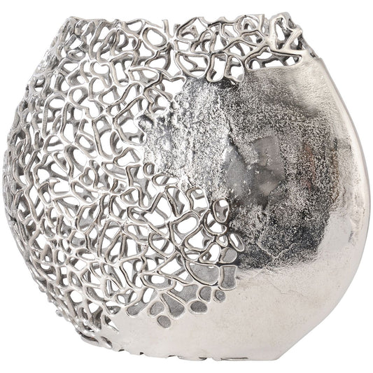Apo Coral Aluminium Ellipse Vase
