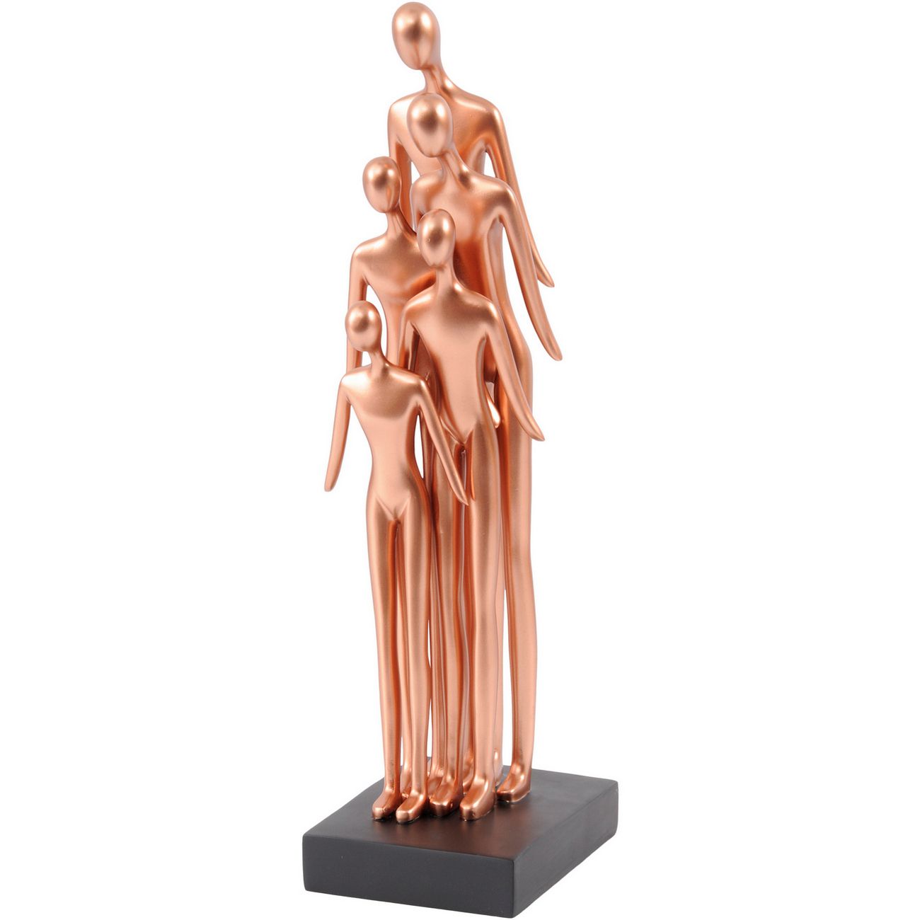 Family Gathering Sculpture in Rose Gold