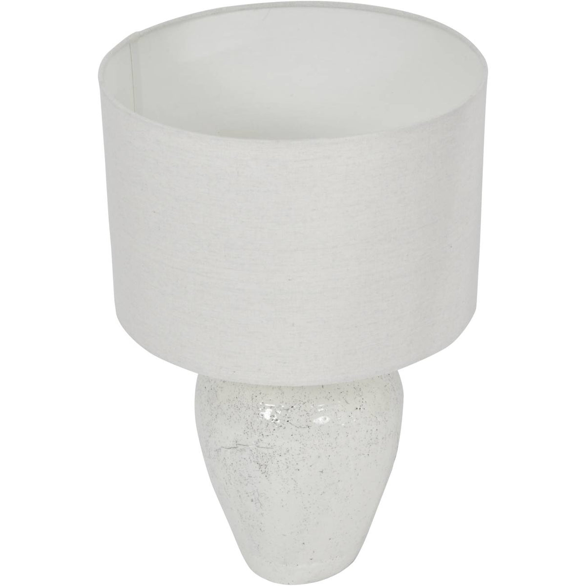 Promotion  - Speckle Glazed Table Lamp With Shade - E27 60W