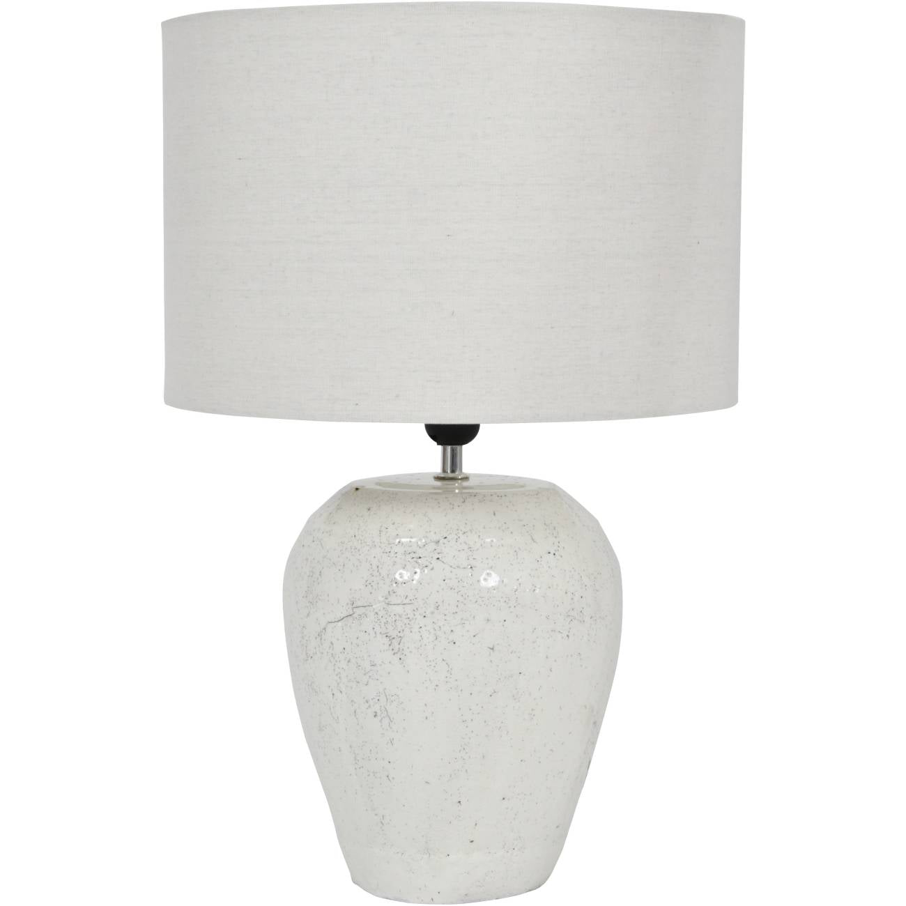 Promotion  - Speckle Glazed Table Lamp With Shade - E27 60W