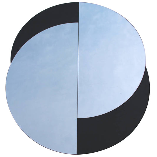 Eclipse Round Wall Mirror 110x88cm
