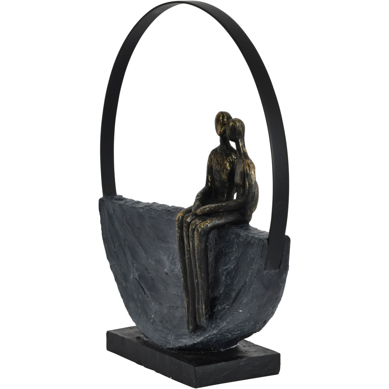 Couple Encircled Sculpture