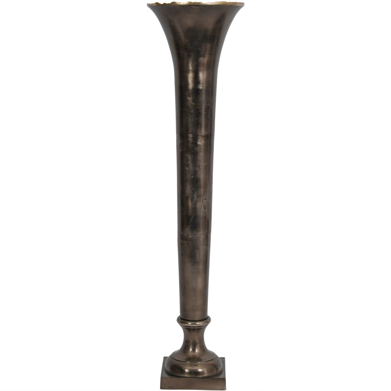 Merapi Lava Large Trumpet Vase 116.5cm