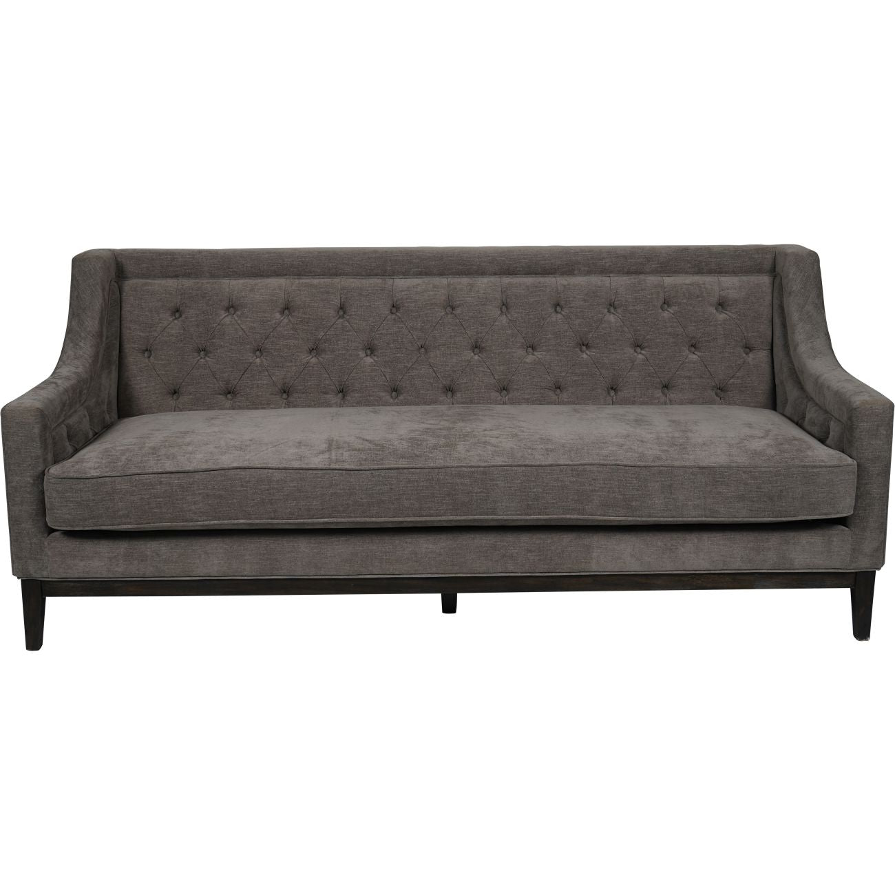 Promotion - Theodore Buttoned Sofa in Warm Grey