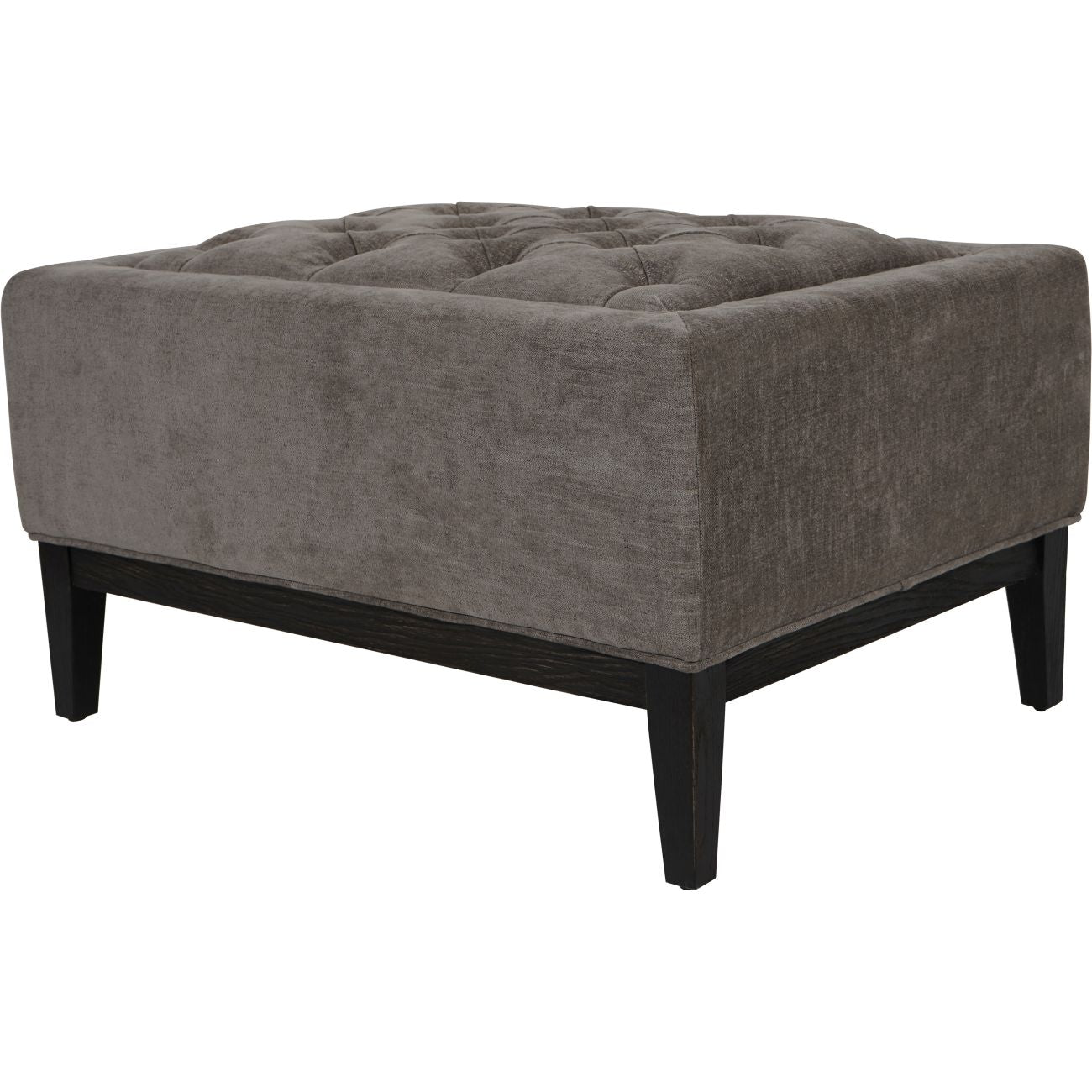 Promotion - Theodore Buttoned Stool in Warm Grey