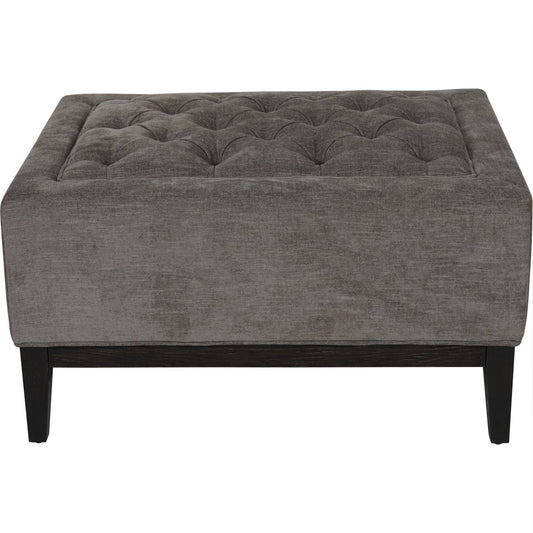Promotion - Theodore Buttoned Stool in Warm Grey