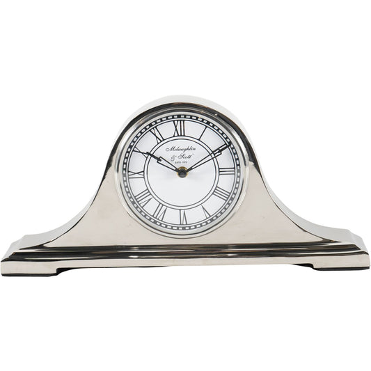 Retro Nickel Carriage Clock