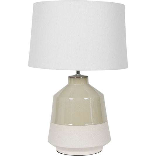 Canterbury Soft Green Dipped Glaze Table Lamp 58cm
