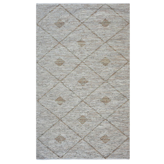 Lazio Hand Woven Beige 160x230cm Leather Rug