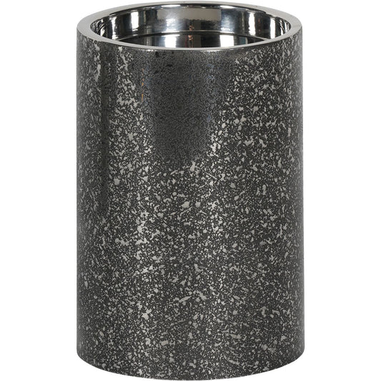 Dusky Finish Small Pillar Candle Holder 15cm