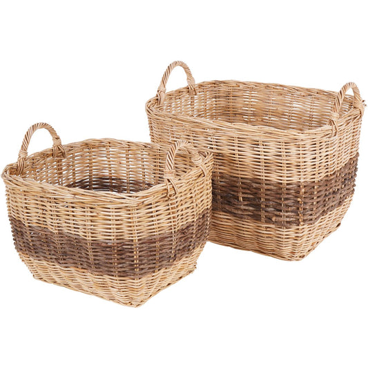 Halong Set of Two Square Storage Baskets